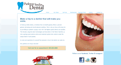 Desktop Screenshot of parkwaysmilesdental.com